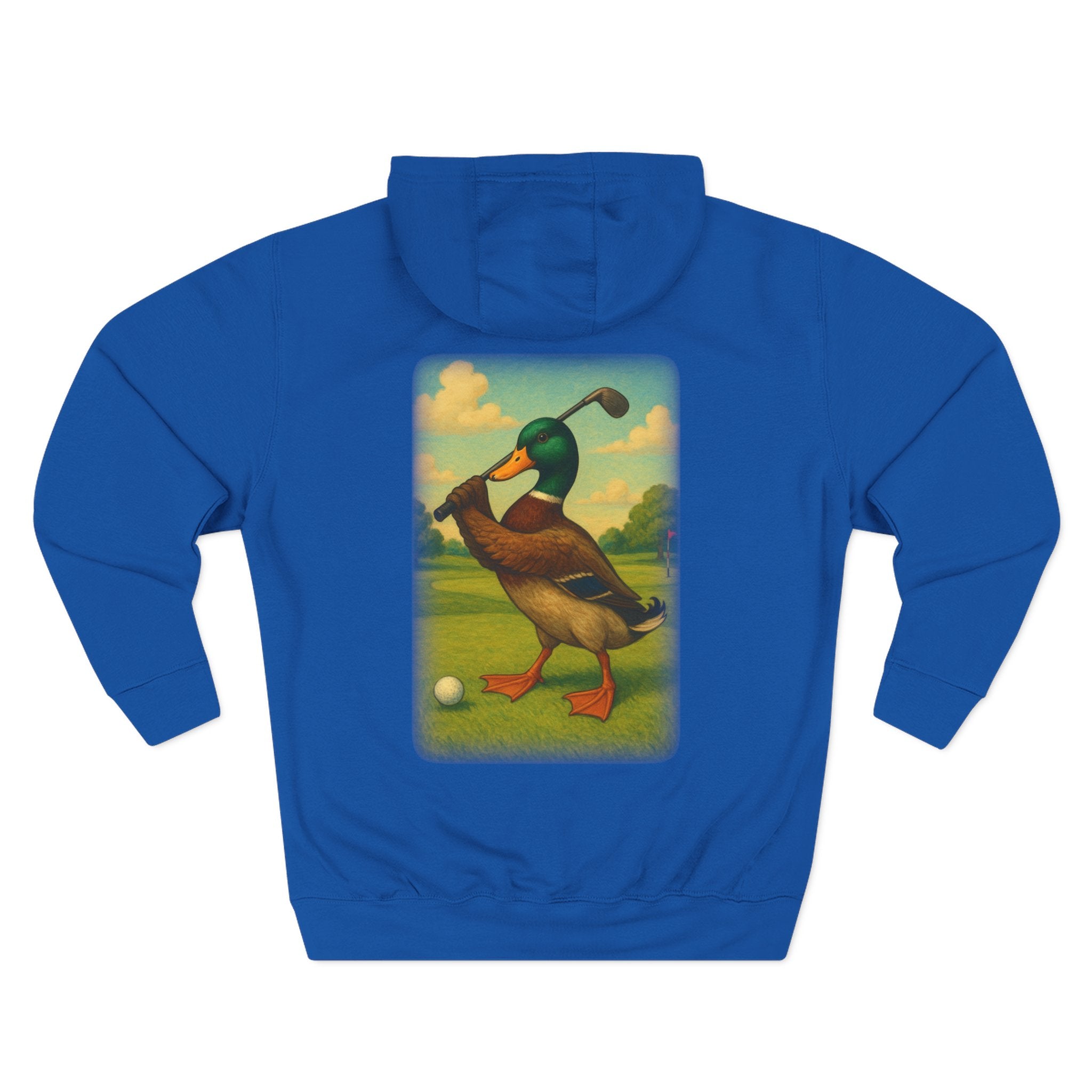 Mallard golfing  GoodBall Golf Fleece Hoodie