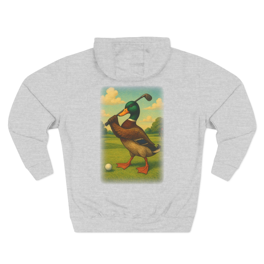Mallard golfing  GoodBall Golf Fleece Hoodie