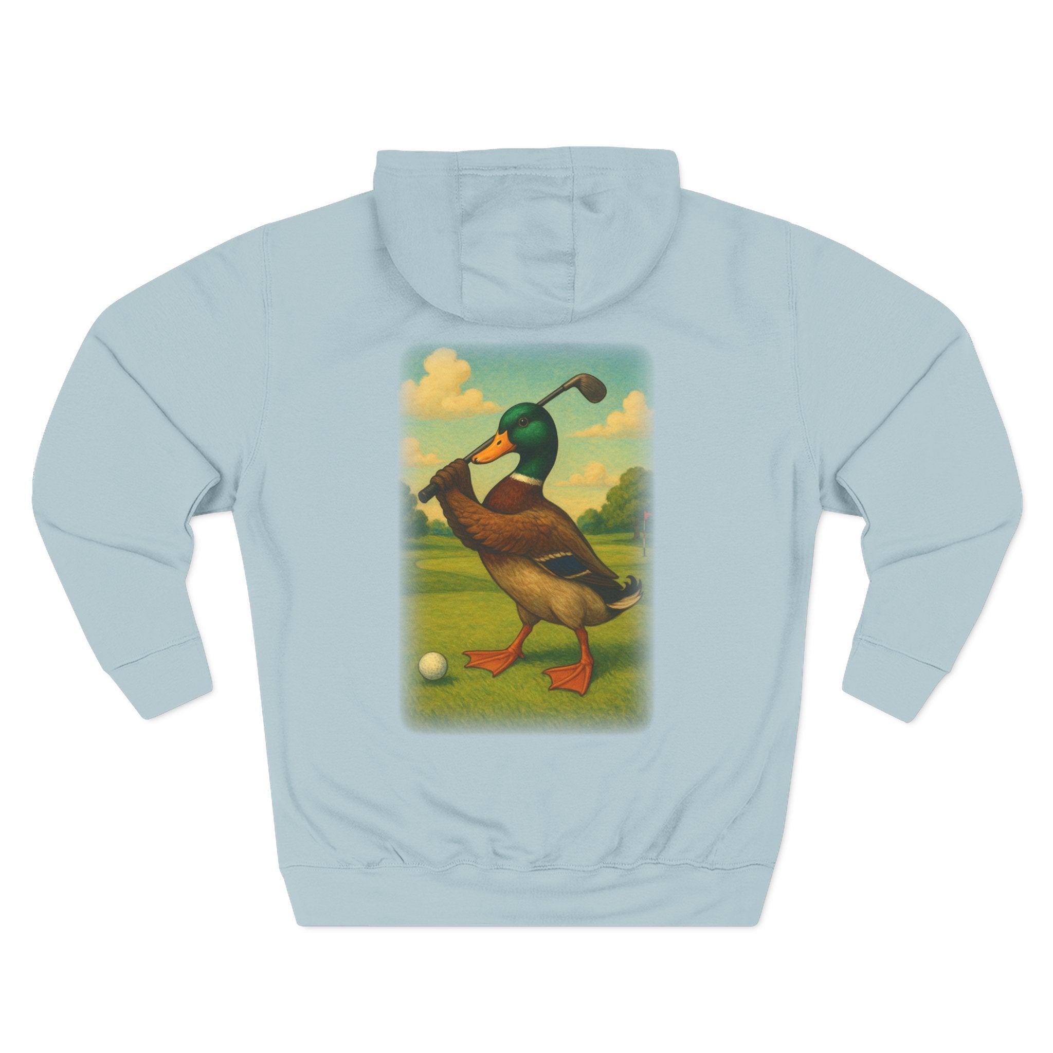 Mallard golfing  GoodBall Golf Fleece Hoodie