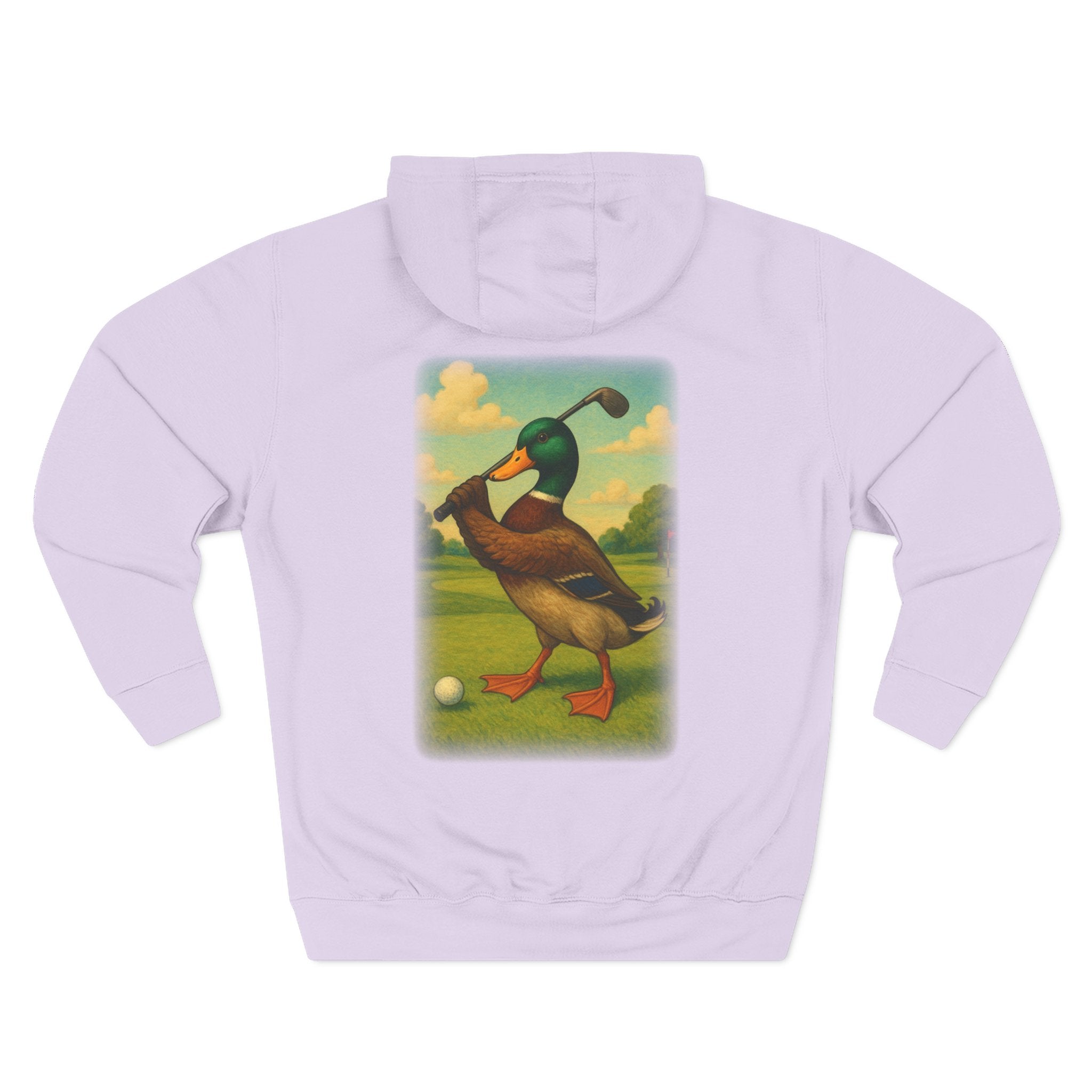 Mallard golfing  GoodBall Golf Fleece Hoodie