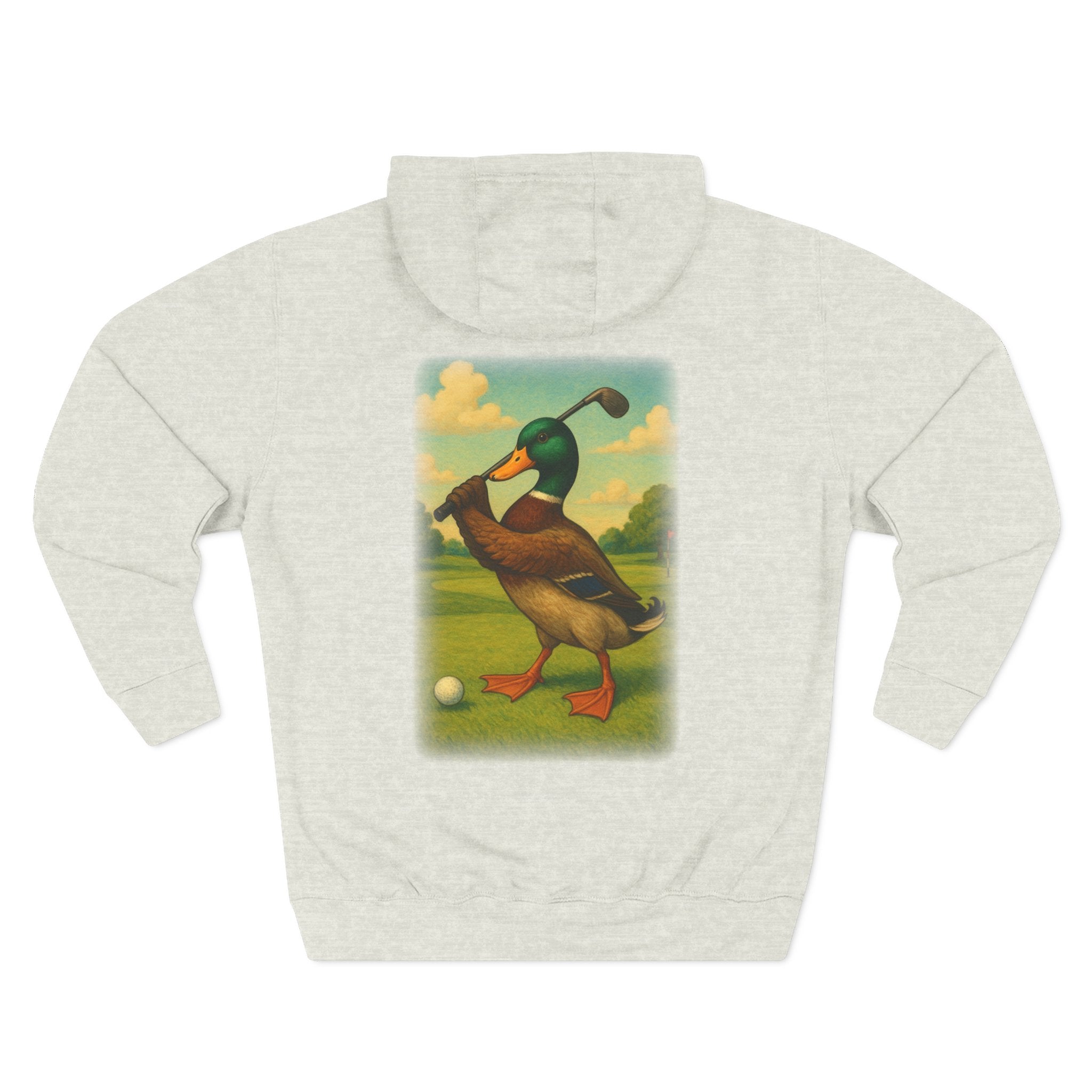 Mallard golfing  GoodBall Golf Fleece Hoodie