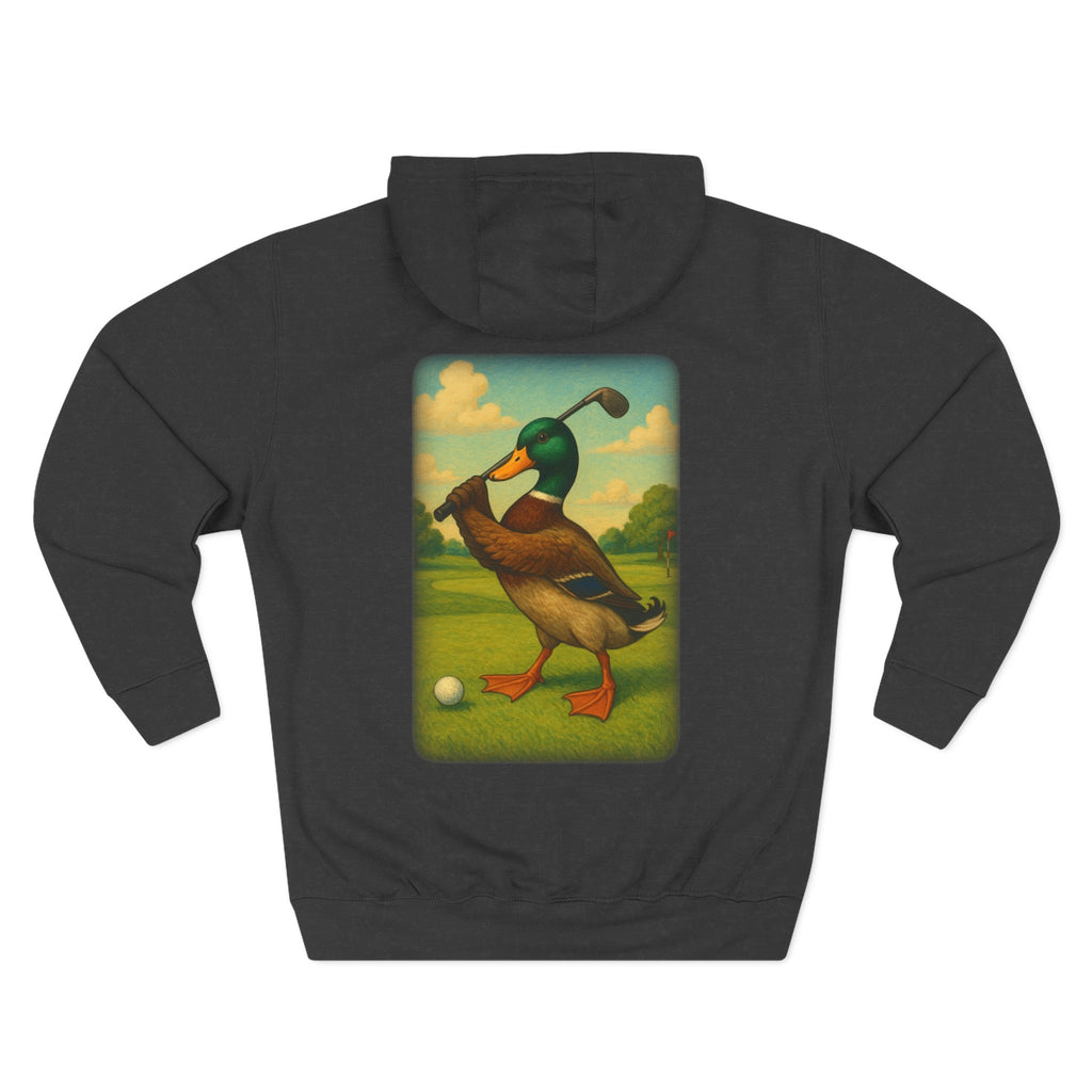 Mallard golfing  GoodBall Golf Fleece Hoodie