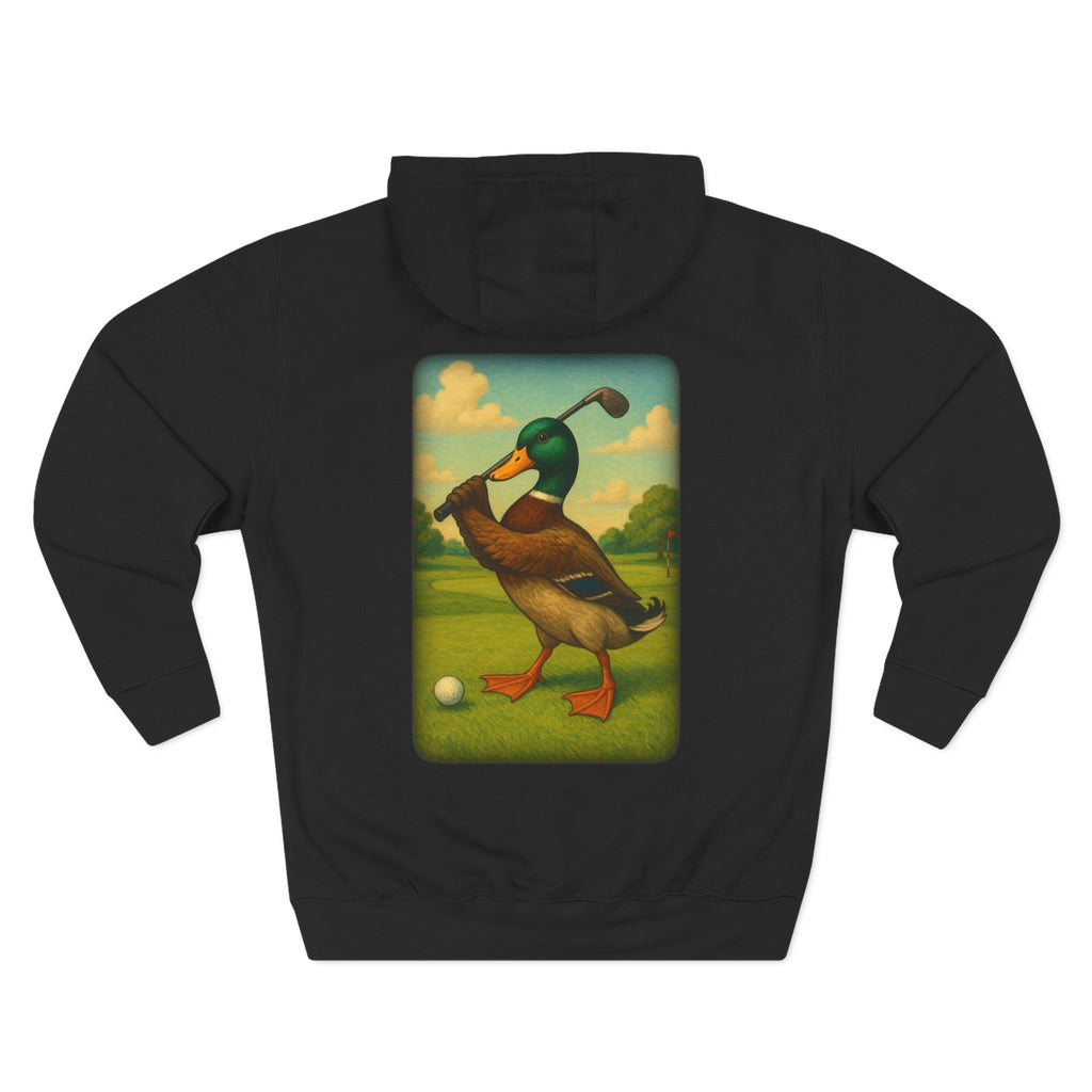 Mallard golfing  GoodBall Golf Fleece Hoodie