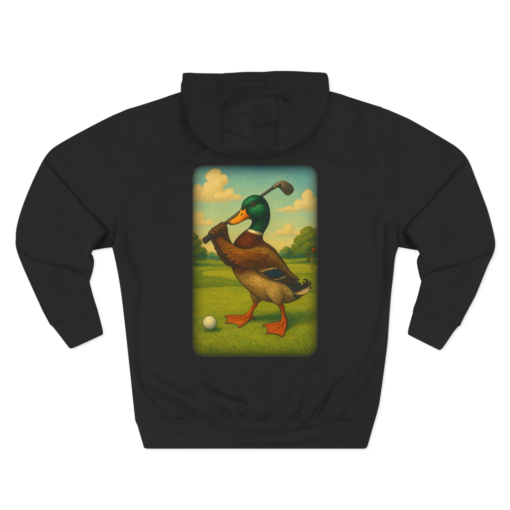 Mallard golfing  GoodBall Golf Fleece Hoodie