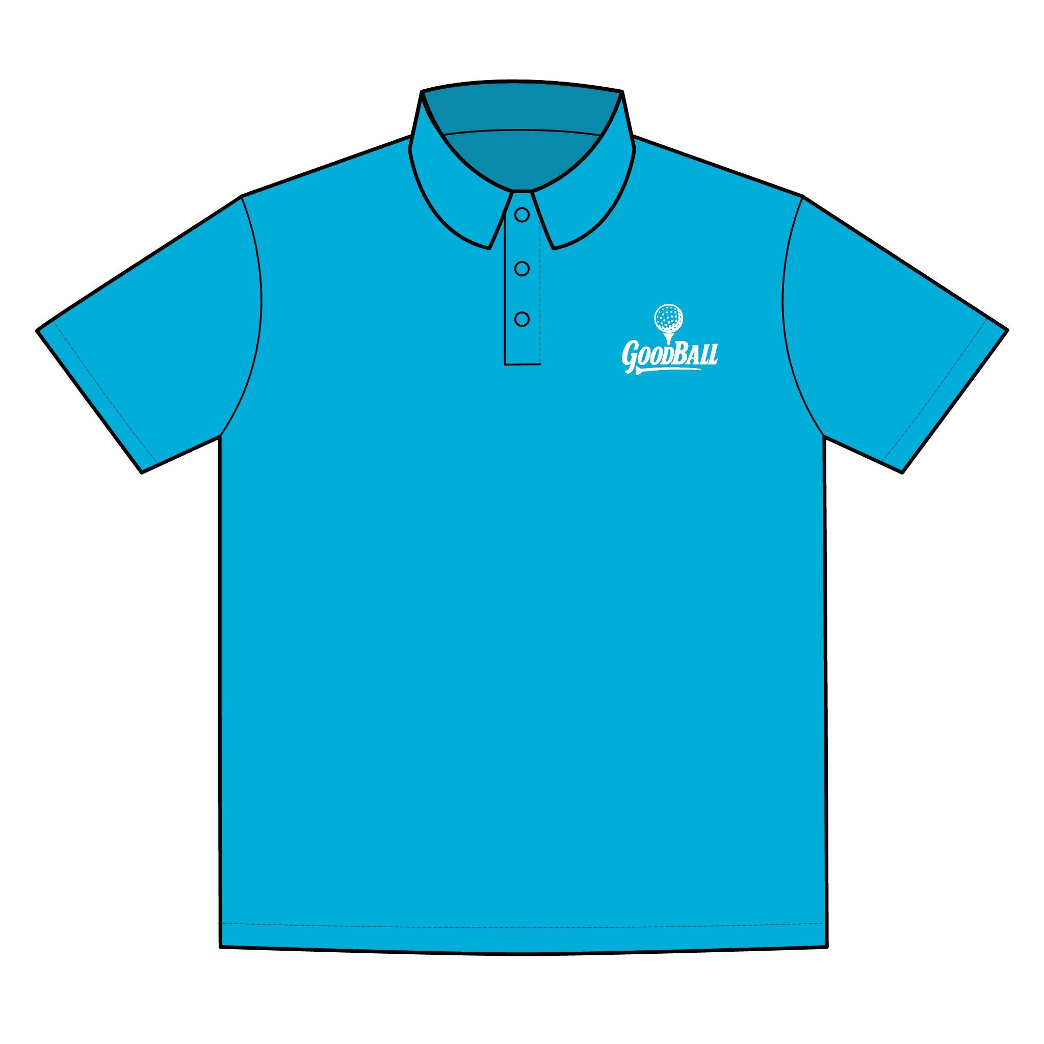 GoodBall Golf Sporty Polo Shirt