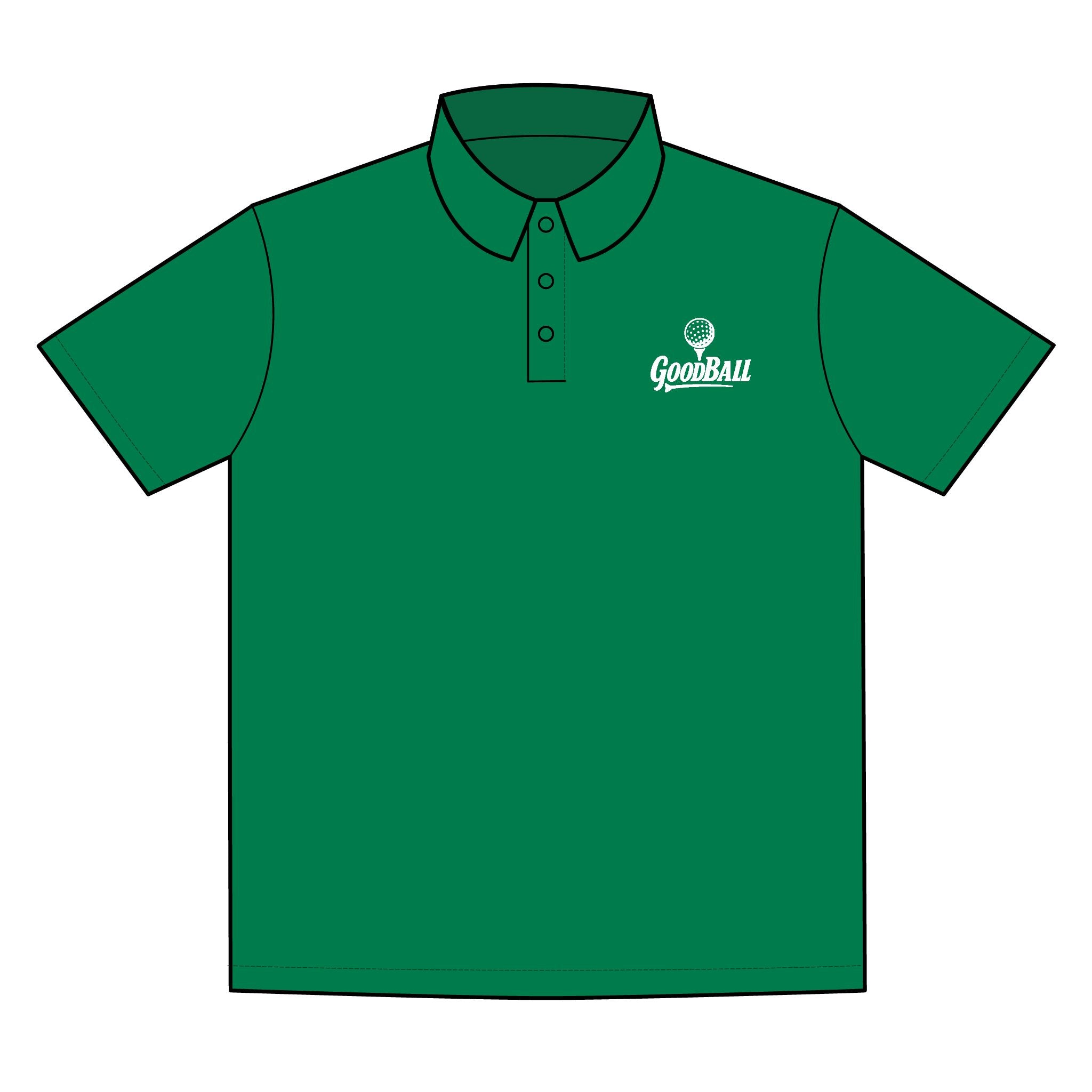 GoodBall Golf Sporty Polo Shirt