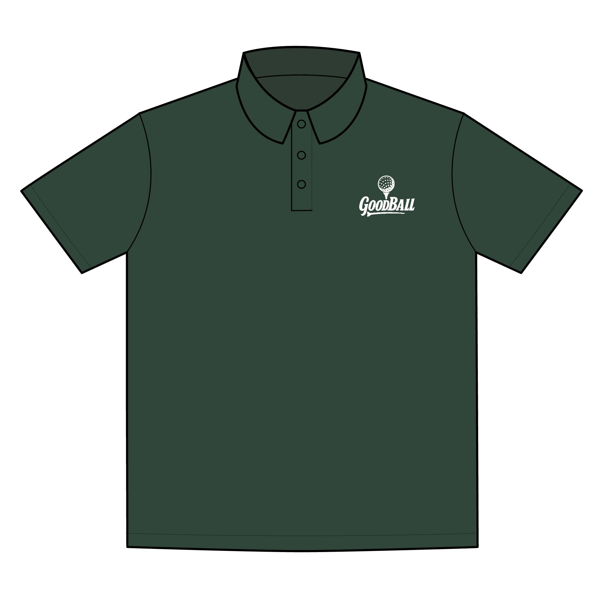 GoodBall Golf Sporty Polo Shirt