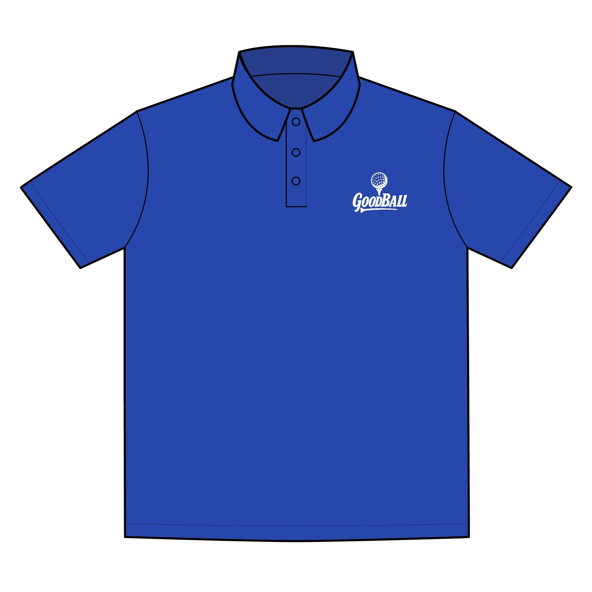 GoodBall Golf Sporty Polo Shirt