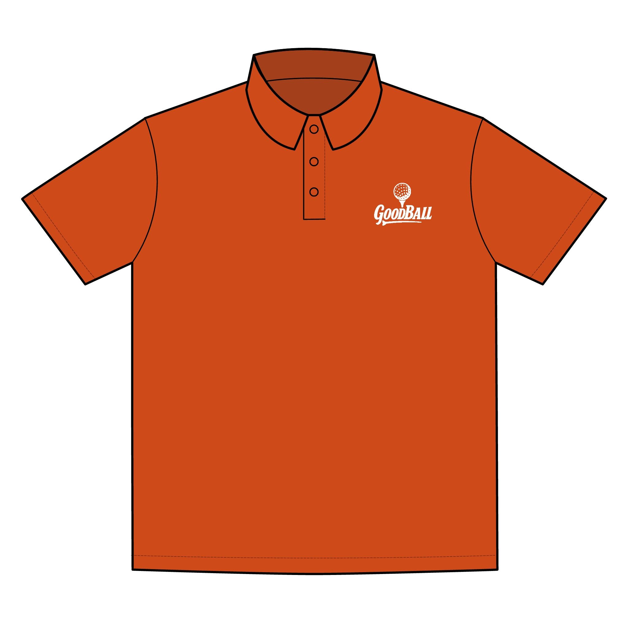 GoodBall Golf Sporty Polo Shirt