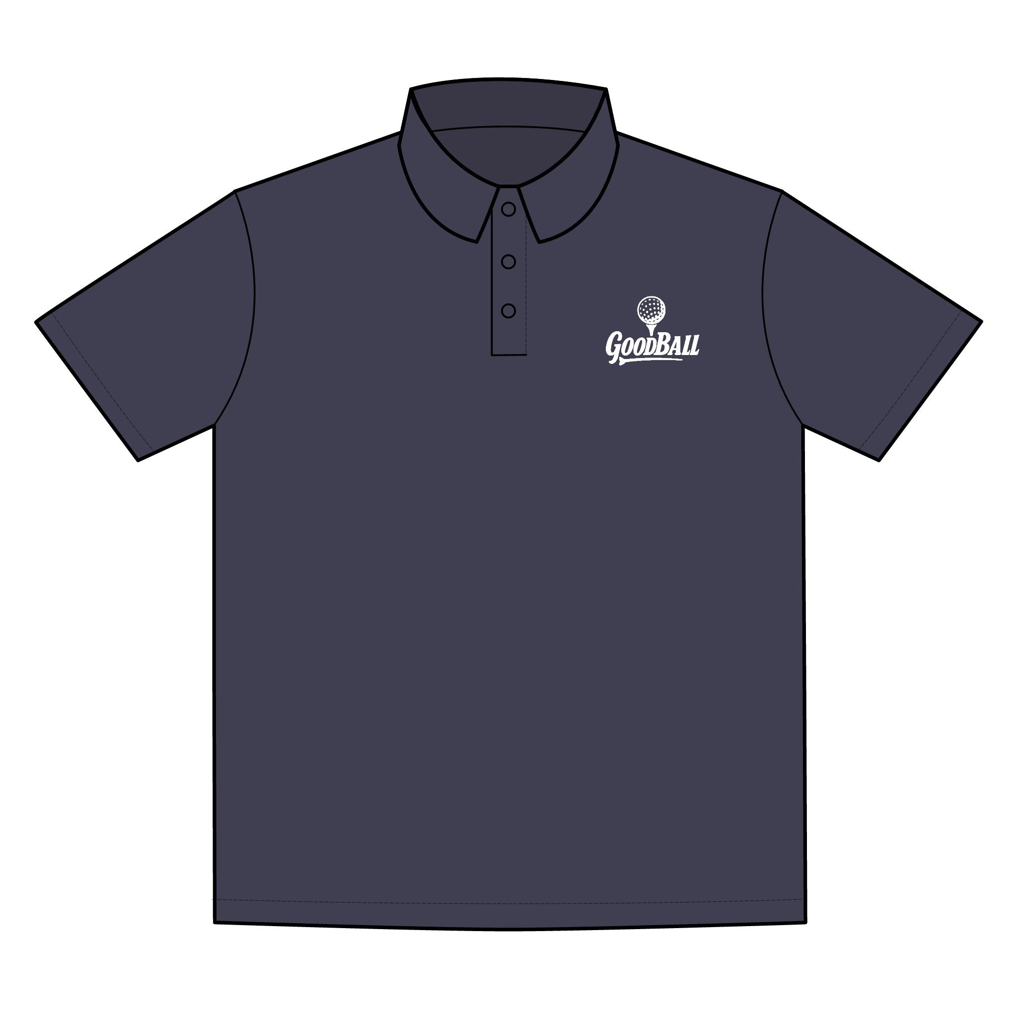 GoodBall Golf Sporty Polo Shirt