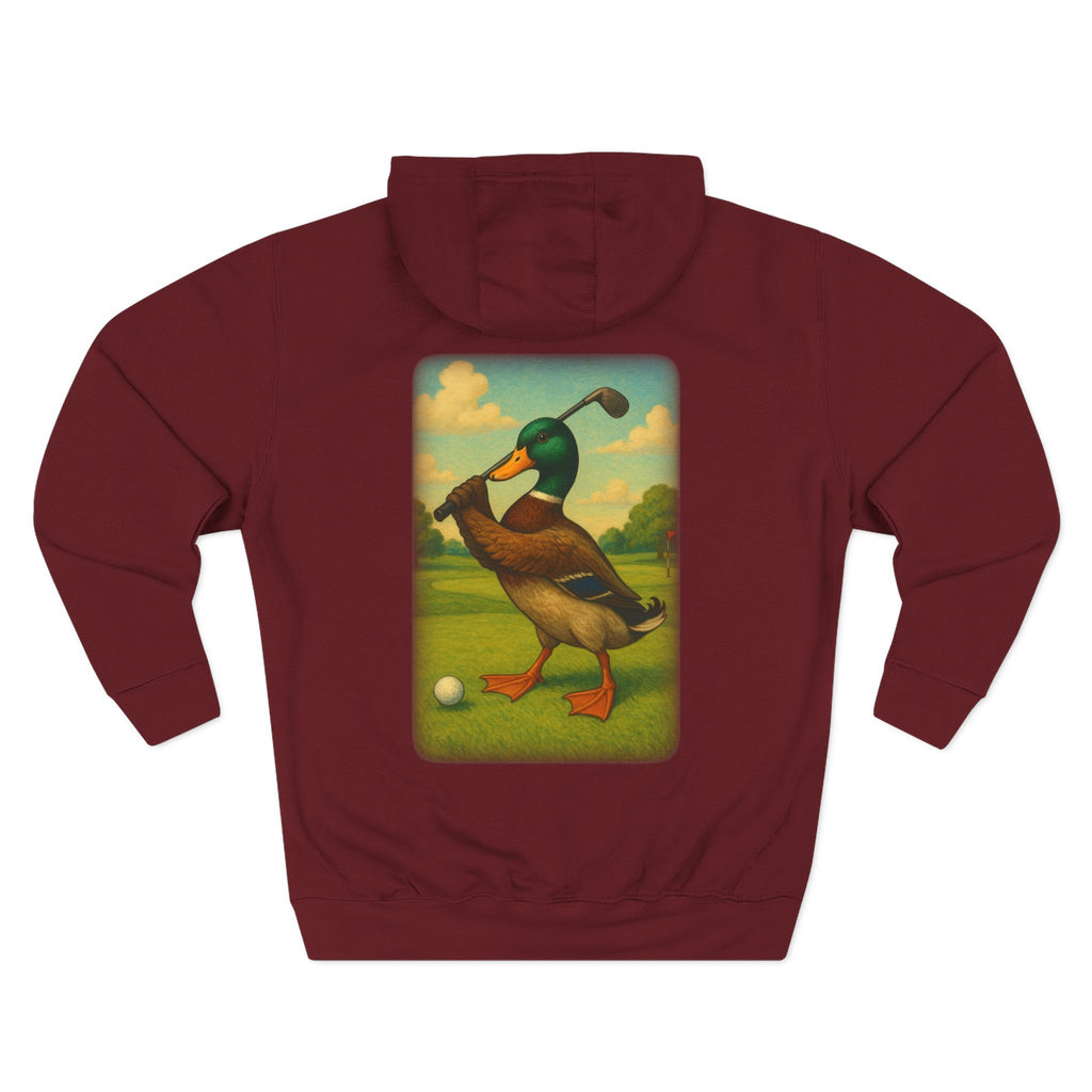 Mallard golfing  GoodBall Golf Fleece Hoodie