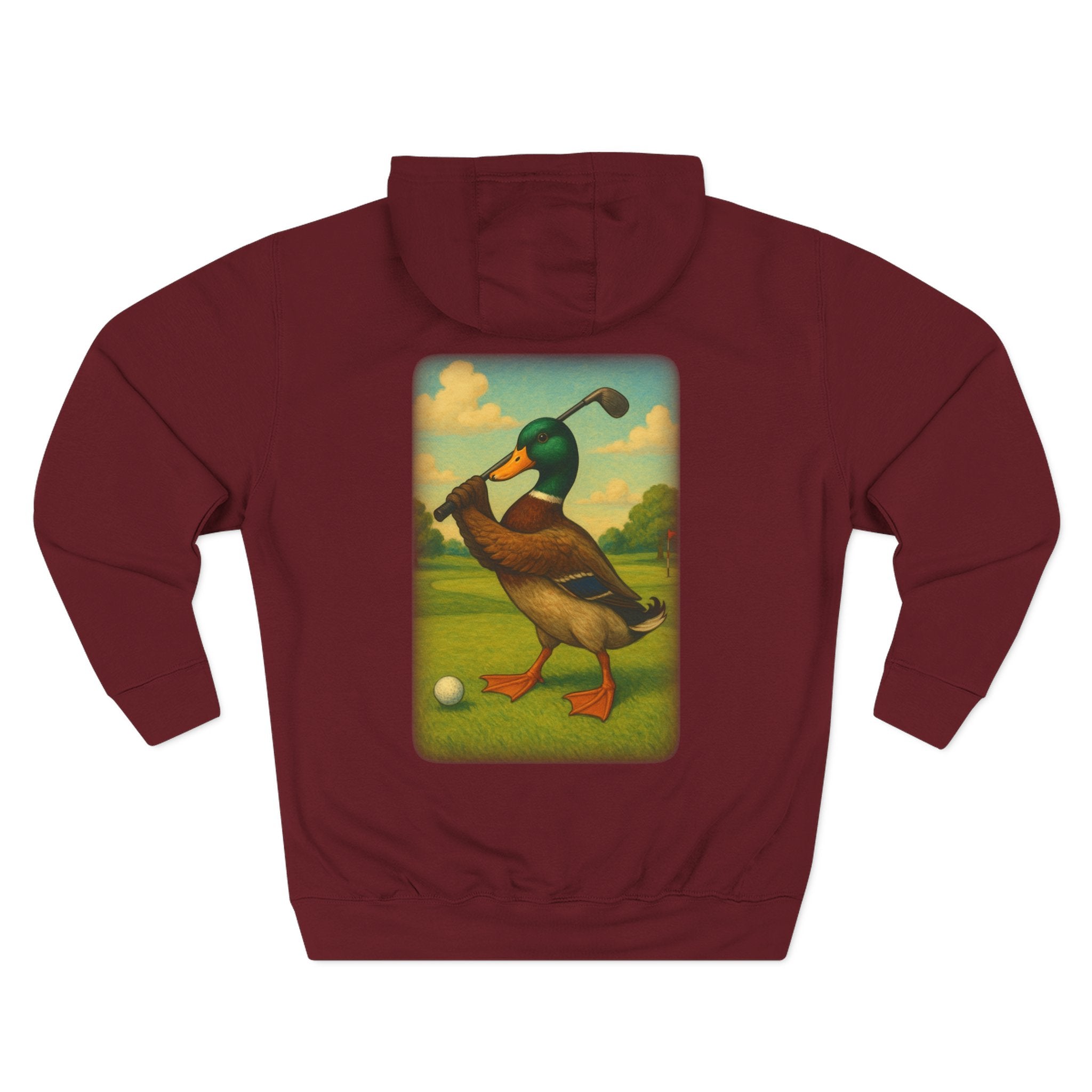 Mallard golfing  GoodBall Golf Fleece Hoodie