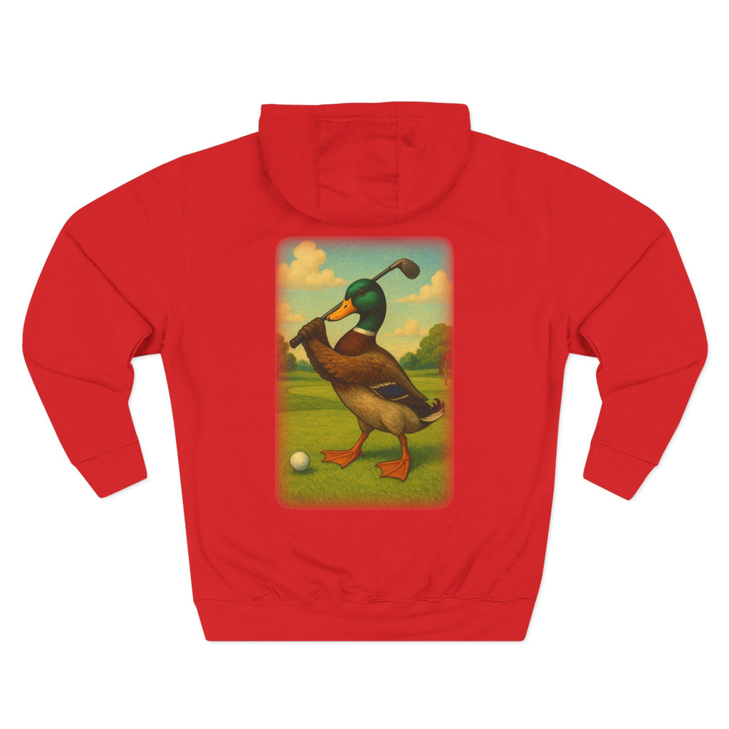 Mallard golfing  GoodBall Golf Fleece Hoodie