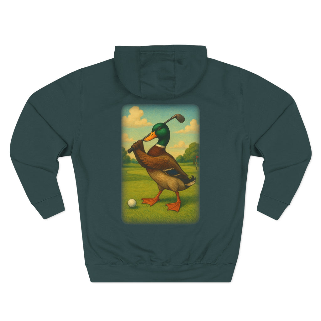 Mallard golfing  GoodBall Golf Fleece Hoodie